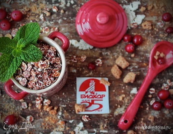 Сливочная каша с корицей и хрустящими отрубями