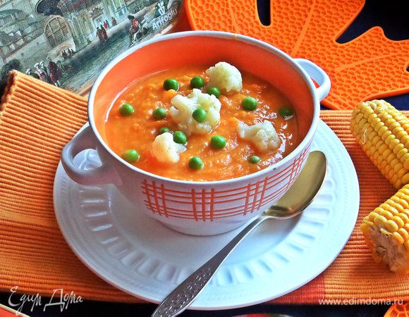 Тыквенный суп с бататом Тыквенный суп с бататом