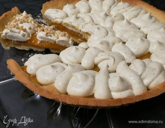 Абрикосовый тарт с франжипаном и миндальным крокантом Абрикосовый тарт с франжипаном и миндальным крокантом