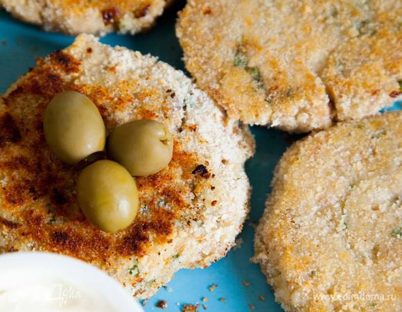 Котлеты из тунца с кабачком Котлеты из тунца с кабачком