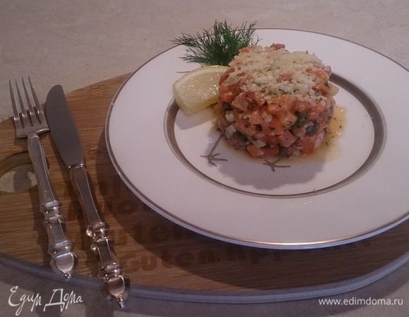 Тартар из с/с лосося