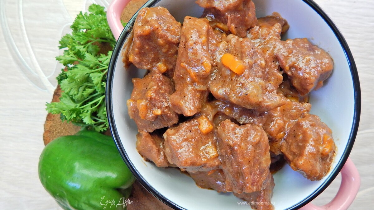 Гуляш по-домашнему из говядины