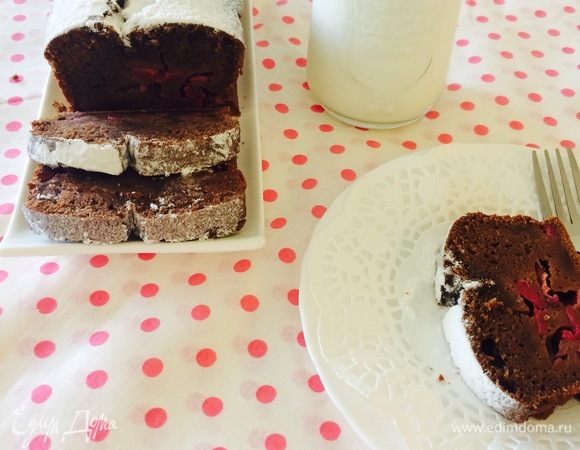 Шоколадный кекс с кизилом Шоколадный кекс с кизилом