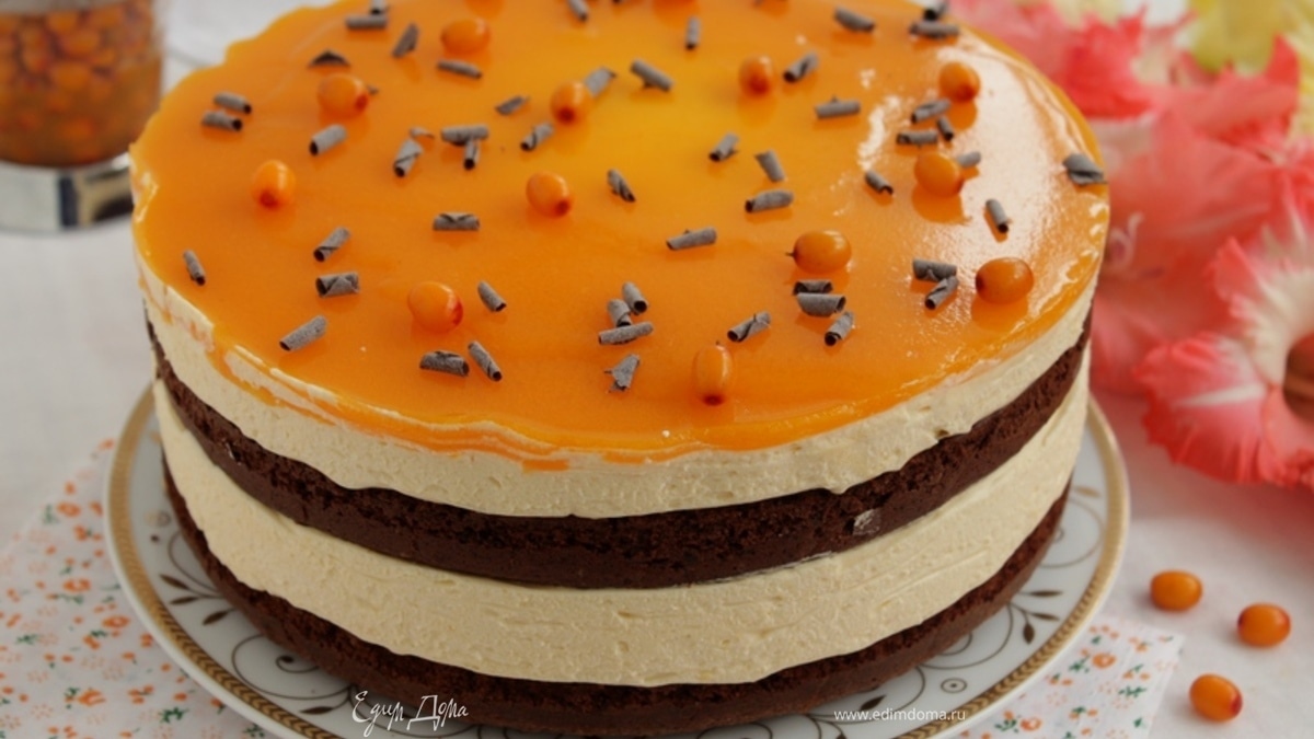 Торт с облебиховым кремом