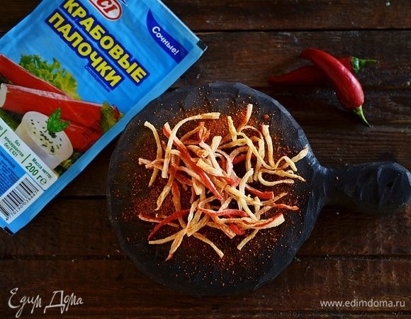 Чипсы из крабовых палочек Чипсы из крабовых палочек