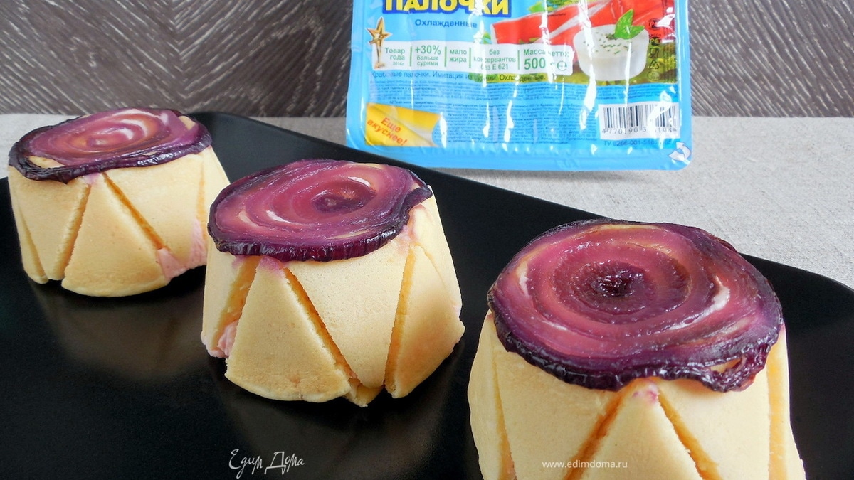 «Шарлотт» с крабовым муссом