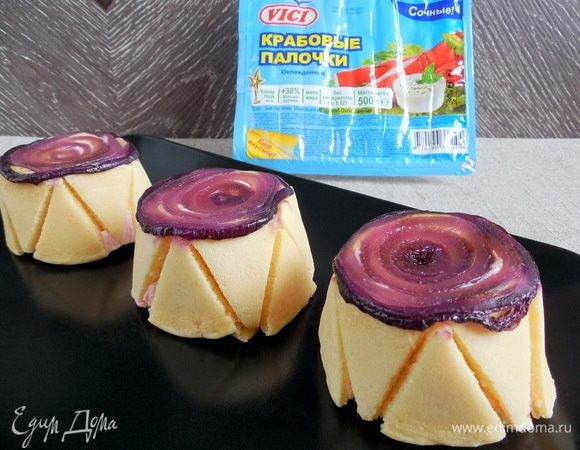 «Шарлотт» с крабовым муссом