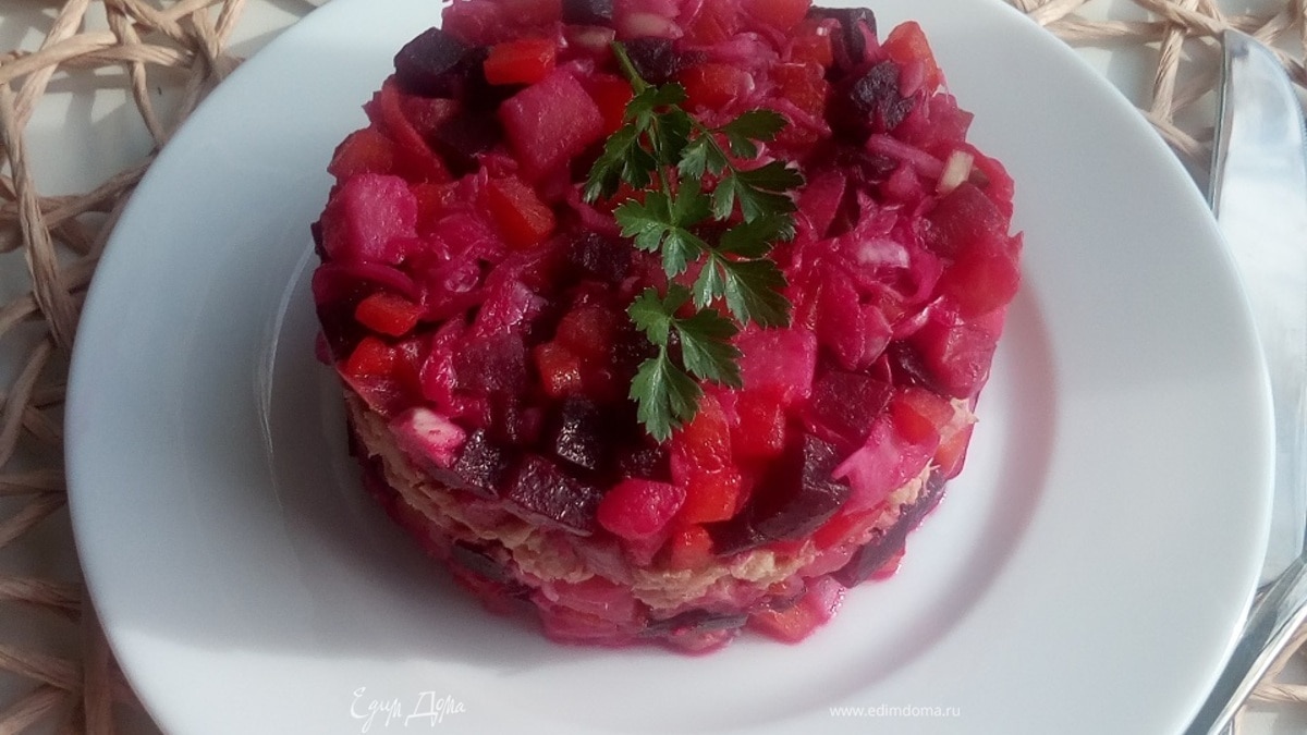 Винегрет с тунцом