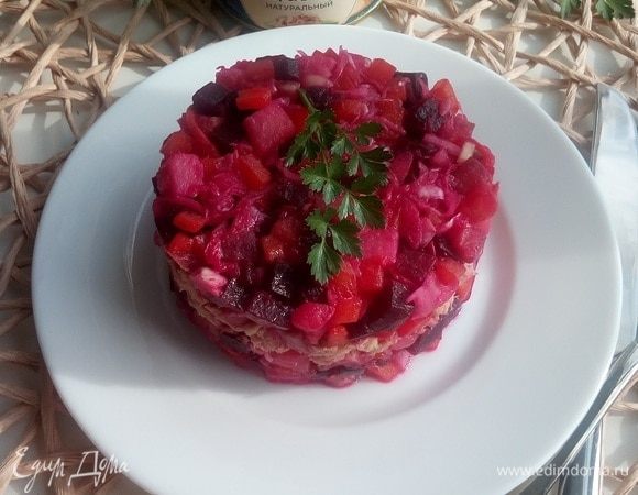 Винегрет с тунцом Винегрет с тунцом