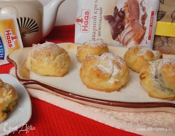 Эклеры с шоколадным кремом Эклеры с шоколадным кремом