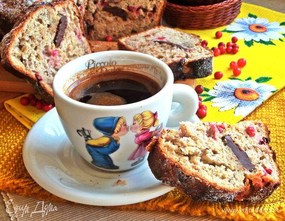 Кекс банановый с шоколадным сюрпризом Кекс банановый с шоколадным сюрпризом