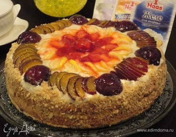 Сливовый торт