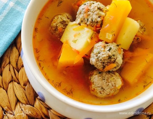 Суп с тефтелями