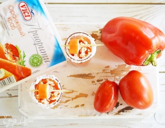 Гаспачо с крабовыми палочками Гаспачо с крабовыми палочками