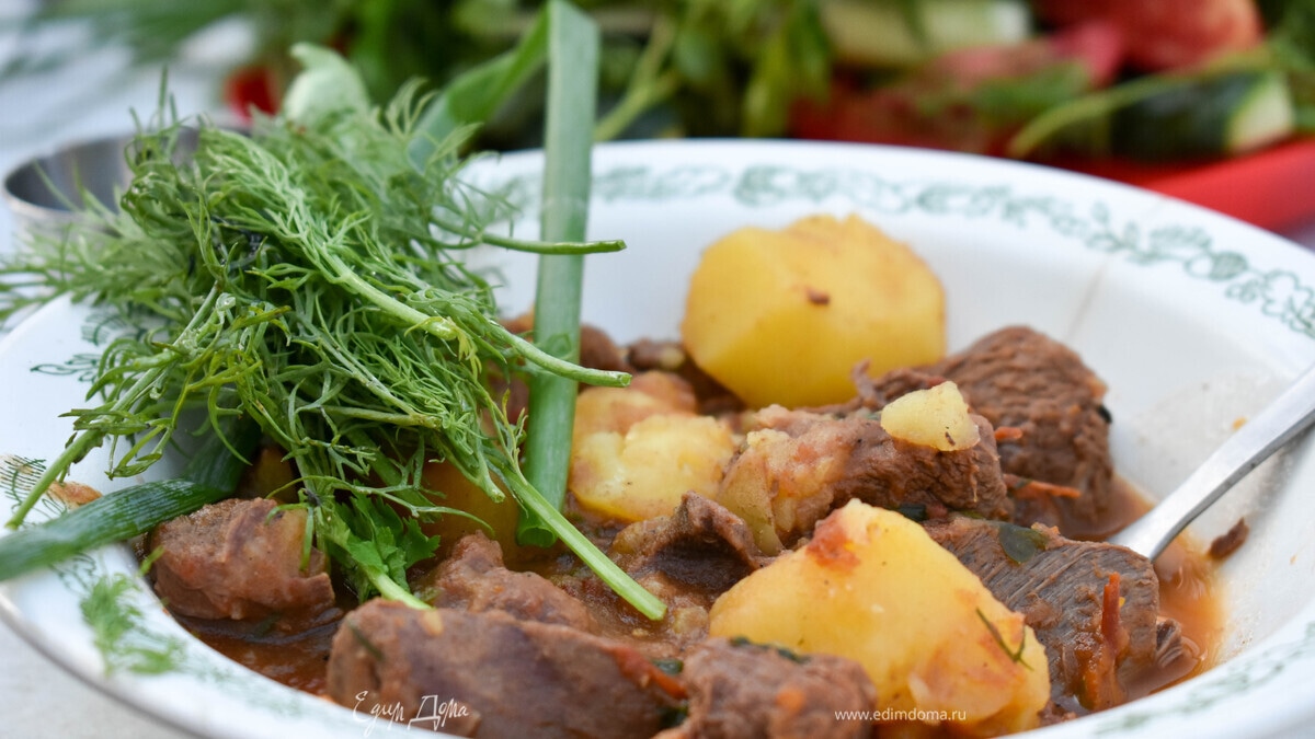 Охотничий шулюм из дичи