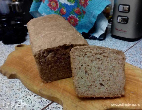 Домашний черный хлеб Домашний черный хлеб