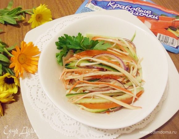 Крабовый салат лайт Крабовый салат лайт