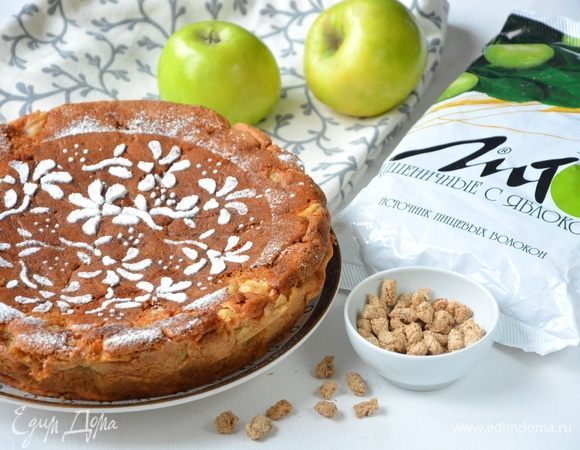 Шарлотка с отрубями