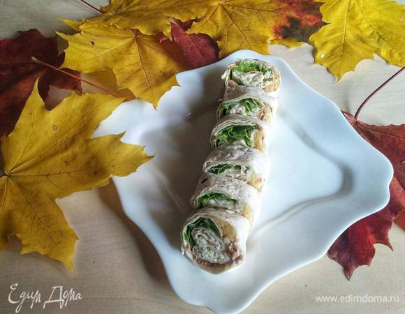 Ролл с печенью трески Ролл с печенью трески