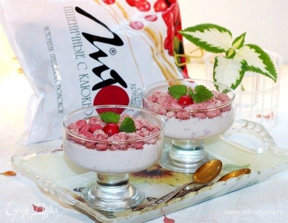 Смузи с пшеничными отрубями и фруктами