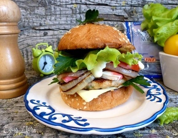 Бургер «Крабовый Луи» Бургер «Крабовый Луи»