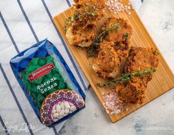 Паштет из белой фасоли с вялеными томатами Паштет из белой фасоли с вялеными томатами