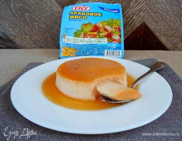 Крабовый крем-карамель Крабовый крем-карамель