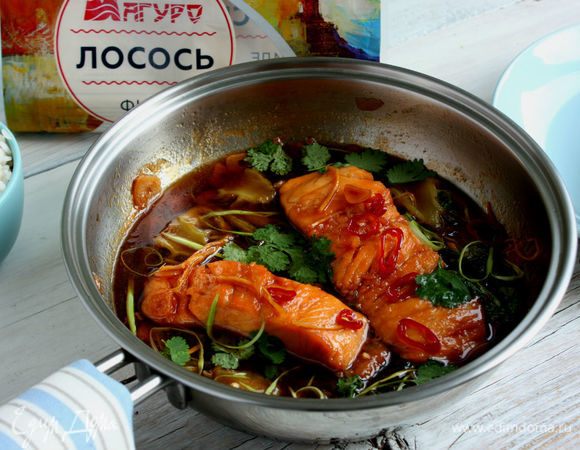 Вьетнамский карамелизированный лосось Вьетнамский карамелизированный лосось