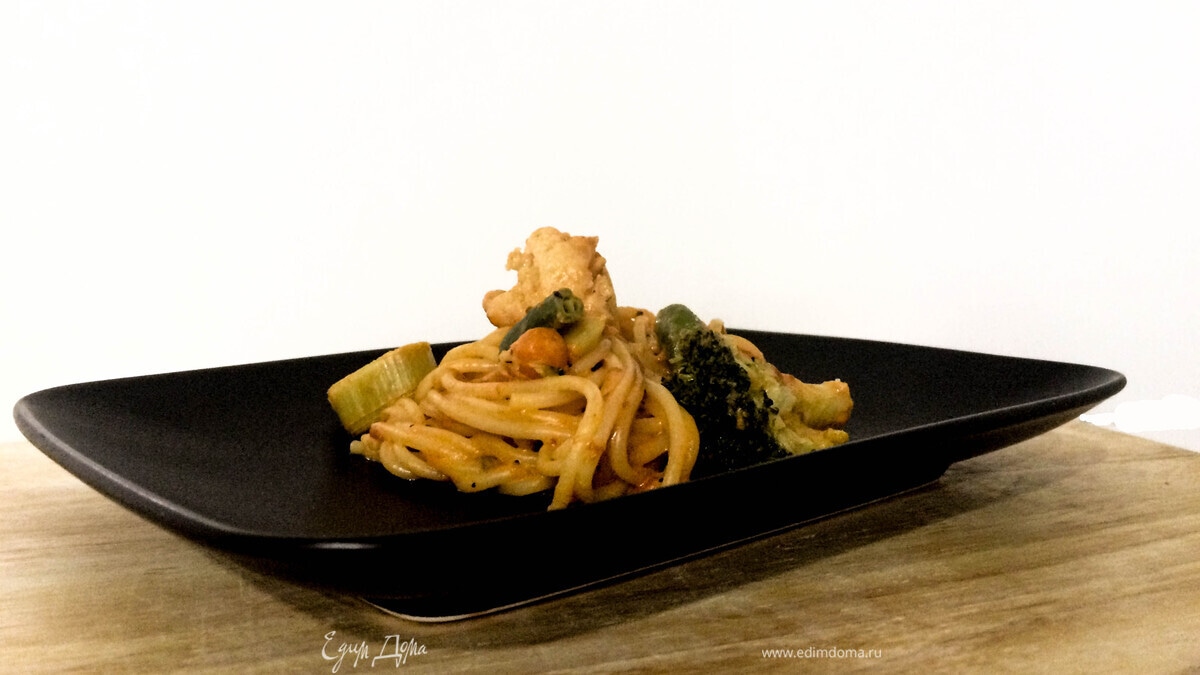 Вегетарианские спагетти