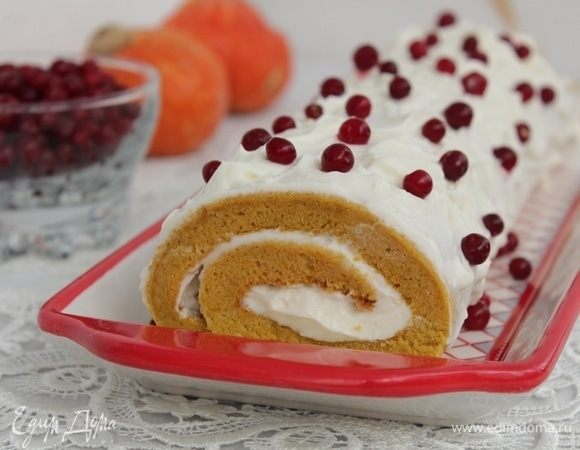 Тыквенный рулет Тыквенный рулет