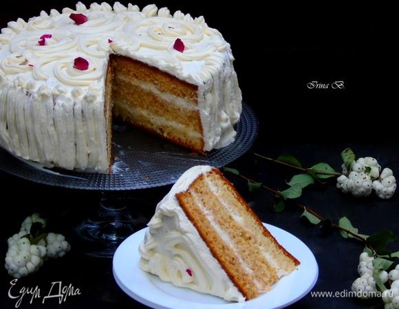 Простой бисквитный торт Простой бисквитный торт