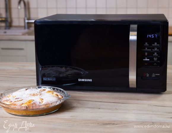 Ароматная шарлотка в микроволновке Samsung