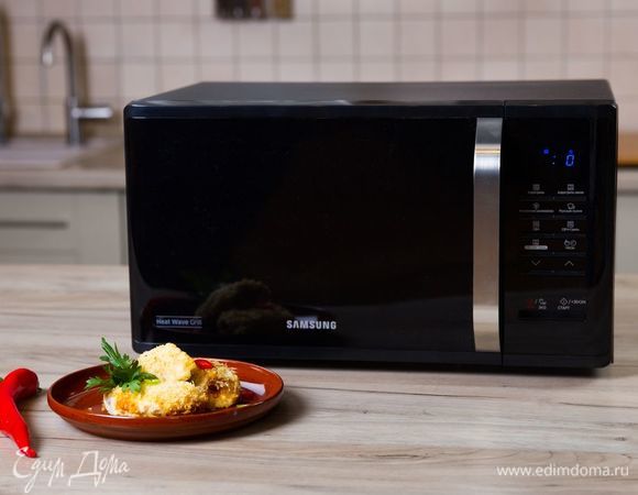 Быстрые куриные рулетики в микроволновке Samsung Быстрые куриные рулетики в микроволновке Samsung