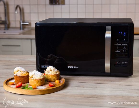 Банановые пудинги к завтраку в микроволновке Samsung Банановые пудинги к завтраку в микроволновке Samsung