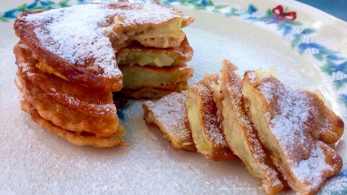 Яблоки в кляре