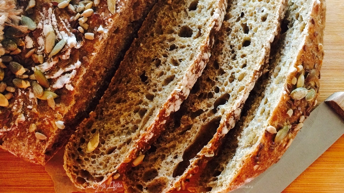 Ржаной хлеб (без замеса)