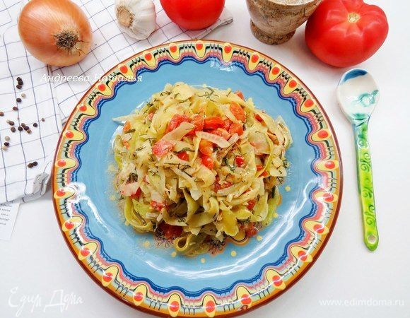 Паппарделле из кабачков Паппарделле из кабачков