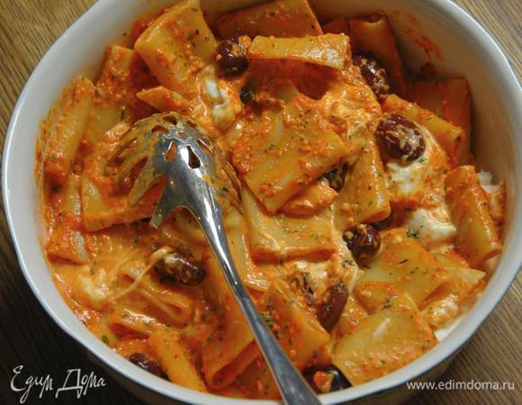 Паккери с бурратой и оливками Паккери с бурратой и оливками