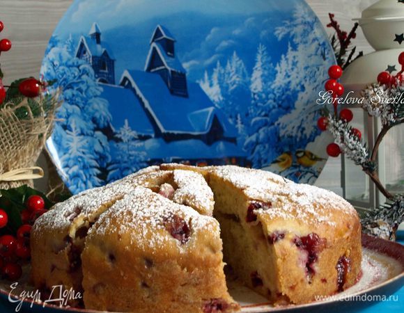 Вишневый пирог с кленовым сиропом