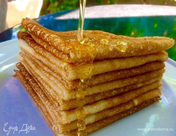 Блины на кефире и минеральной воде Блины на кефире и минеральной воде