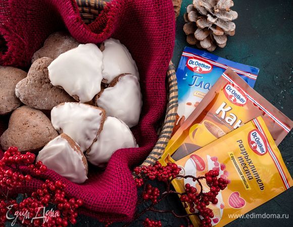 Шоколадные пряники с глазурью Шоколадные пряники с глазурью