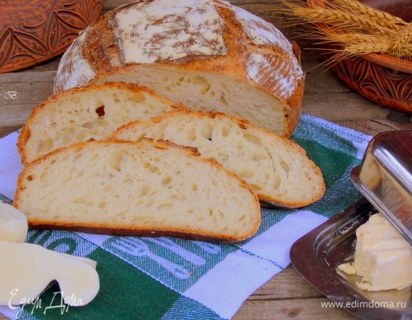 Хлеб с оливковым маслом на закваске