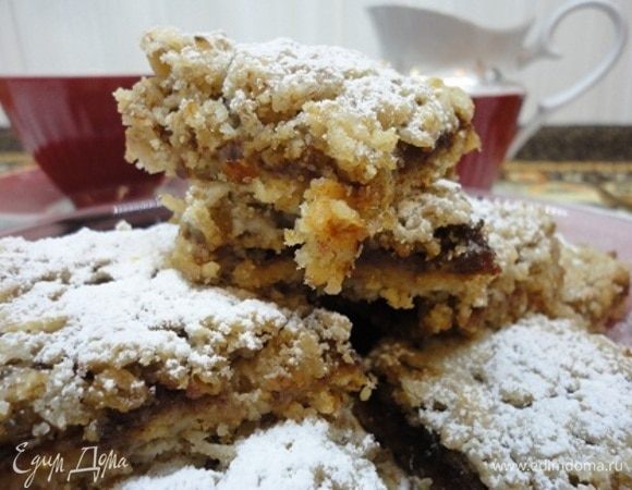 Овсяное печенье с финиковым джемом Овсяное печенье с финиковым джемом