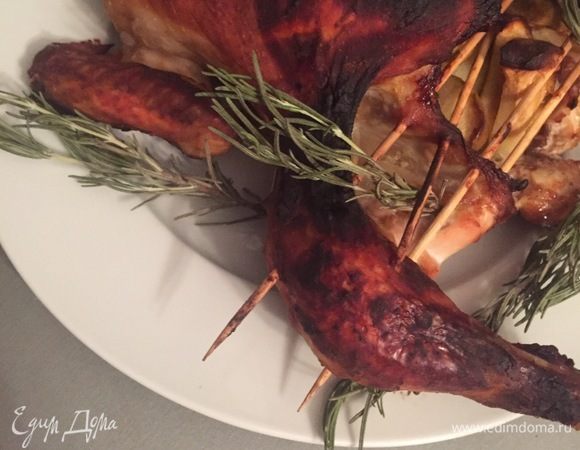 Новогодняя курочка под медово-горчичным соусом Новогодняя курочка под медово-горчичным соусом