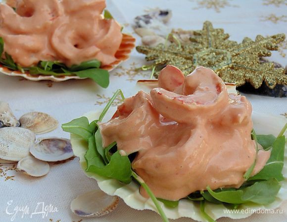 Салат-коктейль с креветками Салат-коктейль с креветками