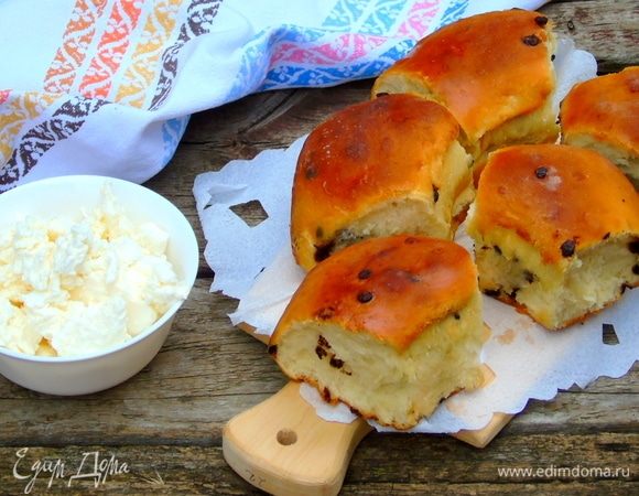 Булочки на рикотте с шоколадными каплями