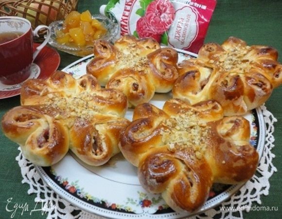 Булочки-цветочки Булочки-цветочки