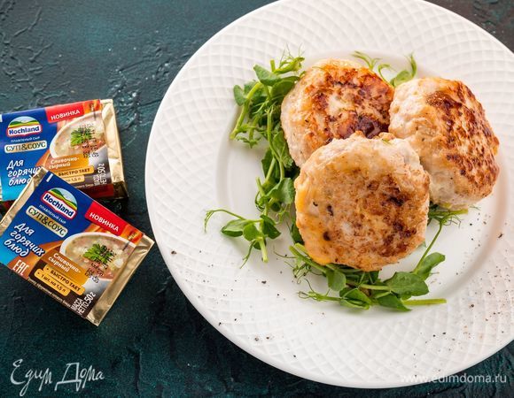 Куриные котлеты с плавленым сыром