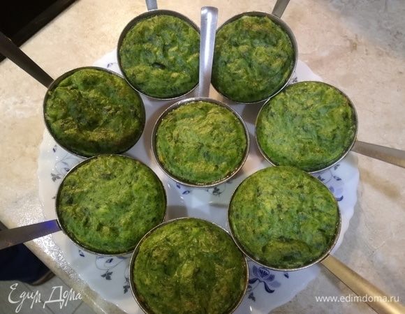 Суфле из шпината и моркови Суфле из шпината и моркови