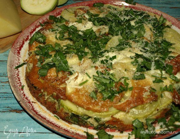 Итальянский пирог с кабачками 